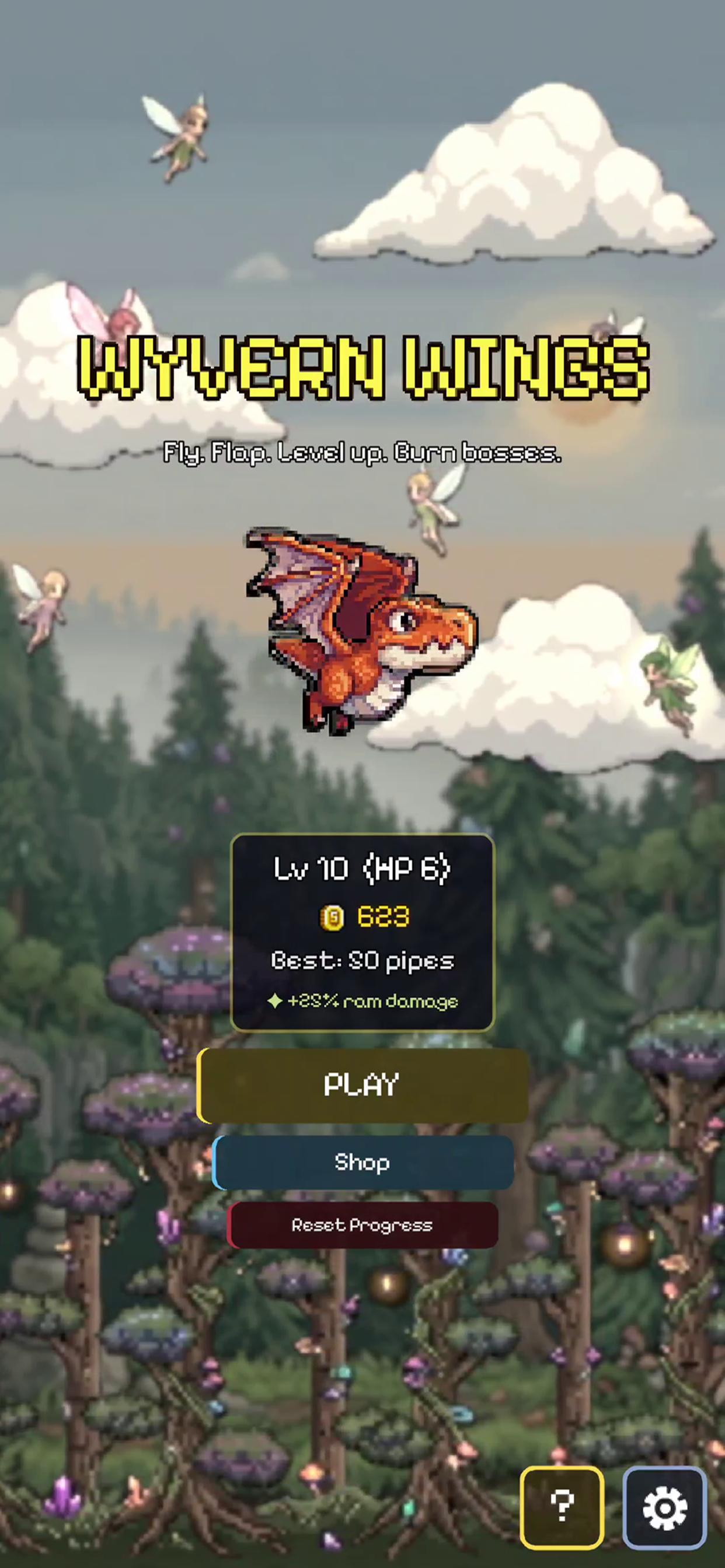 Wyvern Wings gameplay